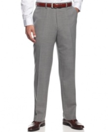 Polish your office look with these crisp flat-front pants from Louis Raphael. Polish your office look with these crisp flat-front pants from Louis Raphael.
