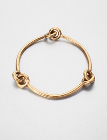 A simple and modern design with three connecting pieces. BrassDiameter, about 2¼Slip-on styleImported A simple and modern design with three connecting pieces. BrassDiameter, about 2¼Slip-on styleImported