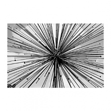 Black and White photo print. Framed in a black wood frame with 3 white mat. Glass front. Black and White photo print. Framed in a black wood frame with 3 white mat. Glass front.