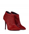Versatile and chic, these colorful calf hair booties from Giuseppe Zanotti will elevate both your daytime and nighttime ensembles - Pointed toe, side zip closure, stiletto heel - Pair with a figure-hugging cocktail frock, cropped trousers, or a pencil skirt