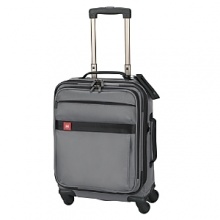 Comfort grip, one-touch dual-trolley aluminum handle system locks into two different positions, 41 & 39, to accommodate travelers of various heights. A four-wheel caster system adds stability, providing 360 degree maneuverability and producing zero weight-in-hand when rolling upright. Larger, 60mm rear casters allow you to tilt the bag onto two wheels to handle curbs and other obstacles with ease. Spacious main packing area expands 2.5 for additional packing capacity and features lockable zippers sliders. Removable Attach-a-Bag strap secures an additional bag to the front of the upright for consolidated travel.