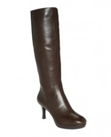 Find your Romeo this winter with a little help from the lovely and tall Juliet boots by Rockport. A sleek round-toe silhouette gets a boost from a wearable stacked platform and stiletto heel. Find your Romeo this winter with a little help from the lovely and tall Juliet boots by Rockport. A sleek round-toe silhouette gets a boost from a wearable stacked platform and stiletto heel.