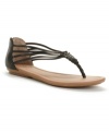 Braided beauty: The Cynthia sandals by Lucky Brand are a vibrant and easy choice for your warm weather wardrobe. A twisted thong strap with flowing detail makes for a gorgeous appearance.