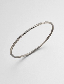 From the Wicked Collection. A thin and elegant style in blackened sterling silver with a subtle, faceted design. Black rhodium-plated sterling silverDiameter, about 2.6Slip-on styleImported From the Wicked Collection. A thin and elegant style in blackened sterling silver with a subtle, faceted design. Black rhodium-plated sterling silverDiameter, about 2.6Slip-on styleImported