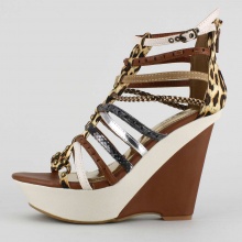 Bamboo Karina Gladiator Wedge