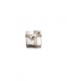 A glorious gift bead that sparkles in sterling silver and cubic zirconia accents. Donatella is a playful collection of charm bracelets and necklaces that can be personalized to suit your style! Available exclusively at Macy's. A glorious gift bead that sparkles in sterling silver and cubic zirconia accents. Donatella is a playful collection of charm bracelets and necklaces that can be personalized to suit your style! Available exclusively at Macy's.