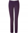 A stylish alternative to the tried-and-true jean, these slim cut chinos from Seven for All Mankind will kick your casual look into high gear - Flat front, off-seam pockets, back welt pockets, slim fit, straight leg - Pair with a striped tee, a boyfriend blazer, and embellished ballet flats