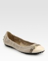 Textured leather silhouette with a smooth leather toecap and metallic canvas buckle detail. Stamped leather and leather upperLeather liningRubber solePadded insoleMade in ItalyOUR FIT MODEL RECOMMENDS ordering one size down as this style runs large. 