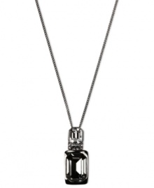 Hard rock. This chunky necklace from Givenchy showcases Swarovski stones in black diamond and clear crystal. Crafted in light hematite tone mixed metal. Approximate length: 16 inches + 2-inch extender. Approximate drop: 1-1/3 inch. Hard rock. This chunky necklace from Givenchy showcases Swarovski stones in black diamond and clear crystal. Crafted in light hematite tone mixed metal. Approximate length: 16 inches + 2-inch extender. Approximate drop: 1-1/3 inch.