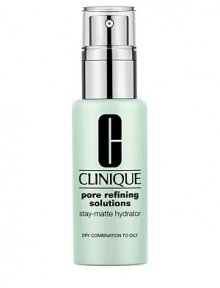 After mattifying instantly, this oil-free formula supplies needed hydration while curbing excess oil and shine for 8 hours. Even T-Zones feel fresh and stay comfortably matte. Instantly refines the look of pores with unique light-scattering optics. Over time, pores seem smaller. Non-acnegenic. Spread over cleansed face twice daily after 3-Step and Pore Refining Solutions Correcting Serum. 1.7 oz.