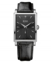 Command respect with this classic dress watch from the style-makers at Hugo Boss.