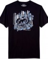 Take your city with you. This soft cotton cityscape t-shirt from Ecko Unltd helps your style rise up.