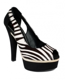 Walking on the wild side never looked so good. The Jungle platform pumps by Two Lips feature trendy cutouts on the side and a sexy chunky platform. Walking on the wild side never looked so good. The Jungle platform pumps by Two Lips feature trendy cutouts on the side and a sexy chunky platform.