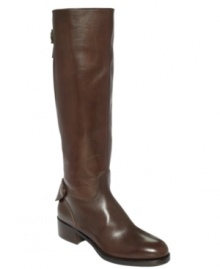 If classic sophistication is what you seek, then Joan & David's Reilly leather riding boots are certainly the answer. If classic sophistication is what you seek, then Joan & David's Reilly leather riding boots are certainly the answer.