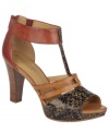 Colorblocking and animal prints together at last. The Kenna t-strap sandals by Natrualizer are polished and pretty.