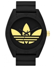Wear some golden style on your wrist with this cool unisex watch from adidas. Wear some golden style on your wrist with this cool unisex watch from adidas.