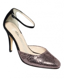 Shine on in the Cassidy Evening Pumps from Caparros. Glitter and satin detailing add the perfect amount of shine to any evening ensemble, while a delicate ankle strap keeps the style classic. Shine on in the Cassidy Evening Pumps from Caparros. Glitter and satin detailing add the perfect amount of shine to any evening ensemble, while a delicate ankle strap keeps the style classic.