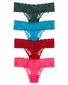 Cosabella combines its no-show lace thong with the comfort of a relaxed fit and fashionable, fall hues. Style #NEVER03Z. Cosabella combines its no-show lace thong with the comfort of a relaxed fit and fashionable, fall hues. Style #NEVER03Z.
