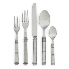 Isabella, Arte Italicas most popular flatware line, is stunning on any table. This collection is made from 18/10 stainless steel and paired with the highest quality, pewter handles. Like all Arte Italica flatware, Isabella is handmade in Italy.Dishwasher safe on the low-heat setting, please Isabella, Arte Italicas most popular flatware line, is stunning on any table. This collection is made from 18/10 stainless steel and paired with the highest quality, pewter handles. Like all Arte Italica flatware, Isabella is handmade in Italy.Dishwasher safe on the low-heat setting, please