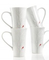 Transform a simple coffee break to a refined experience with these red cardinal latte mugs from 222 Fifth. Because of their stunning design, you will want to use them all year long. (Clearance)