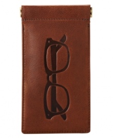 You'll love the way your look comes together with this leather eyeglass case from Fossil. You'll love the way your look comes together with this leather eyeglass case from Fossil.