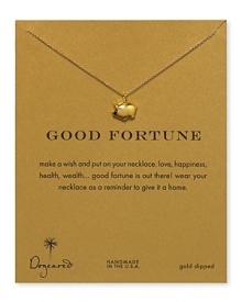 Talk about charm: Make a wish and slip on this gleaming token from Dogeared, a striking reminder of your hopes for the year ahead. Talk about charm: Make a wish and slip on this gleaming token from Dogeared, a striking reminder of your hopes for the year ahead.
