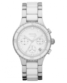 Upgrade your everyday garb with this structured timepiece by DKNY. Upgrade your everyday garb with this structured timepiece by DKNY.