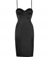 With its form-fitting silhouette and sultry mesh paneling, Kiki de Montparnasses silk dress is a sexy after-dark essential - Underwire cups with removable padding, adjustable removable spaghetti straps, contoured seaming - Form-fitting - Team with flawless heels and studded metallic accessories