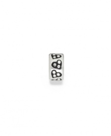 This slender sterling silver spacer is a loving touch to your charm collection. Donatella is a playful collection of charm bracelets and necklaces that can be personalized to suit your style! Available exclusively at Macy's. This slender sterling silver spacer is a loving touch to your charm collection. Donatella is a playful collection of charm bracelets and necklaces that can be personalized to suit your style! Available exclusively at Macy's.