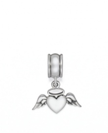 Celebrate a soaring heart with this adorable sterling silver bead. Donatella is a playful collection of charm bracelets and necklaces that can be personalized to suit your style! Available exclusively at Macy's. Celebrate a soaring heart with this adorable sterling silver bead. Donatella is a playful collection of charm bracelets and necklaces that can be personalized to suit your style! Available exclusively at Macy's.