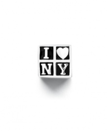 Celebrate your love for the big apple with this adorable I Love New York bead crafted in sterling silver. Donatella is a playful collection of charm bracelets and necklaces that can be personalized to suit your style! Available exclusively at Macy's. Celebrate your love for the big apple with this adorable I Love New York bead crafted in sterling silver. Donatella is a playful collection of charm bracelets and necklaces that can be personalized to suit your style! Available exclusively at Macy's.