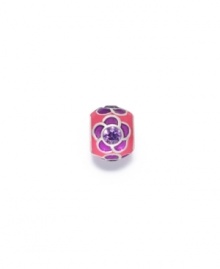 Purple cubic zirconia accents shine at the centers of purple enamel flowers on a pink background, surrounded by sterling silver in this cheerful bead. Donatella is a playful collection of charm bracelets and necklaces that can be personalized to suit your style! Available exclusively at Macy's. Purple cubic zirconia accents shine at the centers of purple enamel flowers on a pink background, surrounded by sterling silver in this cheerful bead. Donatella is a playful collection of charm bracelets and necklaces that can be personalized to suit your style! Available exclusively at Macy's.