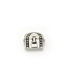 A bit o' booty for your charm creation! This treasure chest bead is crafted in sterling silver. Donatella is a playful collection of charm bracelets and necklaces that can be personalized to suit your style! Available exclusively at Macy's. A bit o' booty for your charm creation! This treasure chest bead is crafted in sterling silver. Donatella is a playful collection of charm bracelets and necklaces that can be personalized to suit your style! Available exclusively at Macy's.
