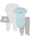 Wrap baby up in the cutest cotton creation by Carter's, made complete with friendly animal faces.