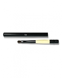 This portable brush is ideal for lip touch-ups throughout the day. The Retractable Lip Brush features a deluxe brush head with short, tapered hairs for precise application. A brush cap (pictured on handle of brush) protects bristles when brush isn't in use. Also available, professional-size Lip Brush. This portable brush is ideal for lip touch-ups throughout the day. The Retractable Lip Brush features a deluxe brush head with short, tapered hairs for precise application. A brush cap (pictured on handle of brush) protects bristles when brush isn't in use. Also available, professional-size Lip Brush.