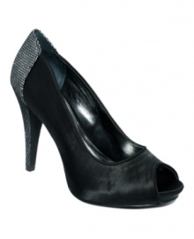 Every look needs a little wow factor. Enter the Navaeh pumps by Style&co., featuring a glittery net upper and revealing peep toe. Every look needs a little wow factor. Enter the Navaeh pumps by Style&co., featuring a glittery net upper and revealing peep toe.