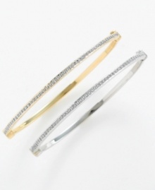 Pavé-set diamond accents set in 14k gold radiate classic elegance. Available in yellow or white gold. Pavé-set diamond accents set in 14k gold radiate classic elegance. Available in yellow or white gold.