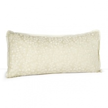 Scattered ginkgo leaves dance across soft green sateen in this elegant, airy collection from Barbara Barry. The yarn dyed motif, trimmed in solid ivory, lends a delicate sheen to this decorative pillow. Scattered ginkgo leaves dance across soft green sateen in this elegant, airy collection from Barbara Barry. The yarn dyed motif, trimmed in solid ivory, lends a delicate sheen to this decorative pillow.