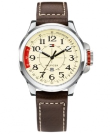 This handsome Sport watch from Tommy Hilfiger is designed for the man who wants to look good while on-the-go. This handsome Sport watch from Tommy Hilfiger is designed for the man who wants to look good while on-the-go.