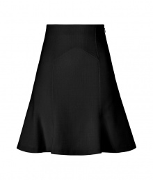 With its sweet ruffled hemline, Emilio Puccis wool-crepe skirt lends a romantic twist to day and evening looks alike - Hidden side zip, flared hemline - Fitted and flared silhouette - Wear with heels and bright print tops With its sweet ruffled hemline, Emilio Puccis wool-crepe skirt lends a romantic twist to day and evening looks alike - Hidden side zip, flared hemline - Fitted and flared silhouette - Wear with heels and bright print tops