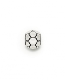 Score major points with the cute soccer ball bead in sterling silver. Donatella is a playful collection of charm bracelets and necklaces that can be personalized to suit your style! Available exclusively at Macy's. Score major points with the cute soccer ball bead in sterling silver. Donatella is a playful collection of charm bracelets and necklaces that can be personalized to suit your style! Available exclusively at Macy's.