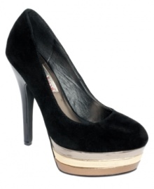 All eyes on the platform. Two Lips' trendy pumps feature a layered-looking platform that's sure to turn heads. All eyes on the platform. Two Lips' trendy pumps feature a layered-looking platform that's sure to turn heads.