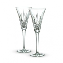 So treasured and so timeless, the beauty of this pair of Lismore toasting flutes grows with love. Between the intricate diamond and wedge cuts and the perfect fit in your hands, you will enjoy using or giving them to celebrate special occasions. So treasured and so timeless, the beauty of this pair of Lismore toasting flutes grows with love. Between the intricate diamond and wedge cuts and the perfect fit in your hands, you will enjoy using or giving them to celebrate special occasions.