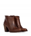 With chic western-inspired styling, these versatile ankle boots from Kors Michael Kors will effortlessly take you from season to season - Round toe, tonal stitching, chunky stacked heel, ankle length - Wear with skinny jeans, a mini-skirt, or cropped trousers