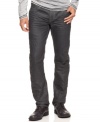 Get your modern look in gear with these slim-fit jeans from Marc Ecko Cut & Sew.