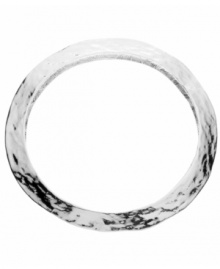 Trend alert: this style is for stacking! Whether you layer it up, or wear it solo, T Tahari's trendy hammered bangle is an instant hit. Crafted in silver tone mixed metal. Base metal is nickel free for sensitive skin. Approximate diameter: 2-1/2 inches. Trend alert: this style is for stacking! Whether you layer it up, or wear it solo, T Tahari's trendy hammered bangle is an instant hit. Crafted in silver tone mixed metal. Base metal is nickel free for sensitive skin. Approximate diameter: 2-1/2 inches.