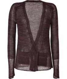 Wear this versatile, feminine cardigan a million times - Created in a wide knit of alpaca and wool for a transparent look and luxurious feel - Features a slim, tailored cut, long, narrow sleeves and two front patch pockets - Dress for work, travel or lunch with the girls - Pair with a black pencil skirt, dress, dress pants or skinny jeans Wear this versatile, feminine cardigan a million times - Created in a wide knit of alpaca and wool for a transparent look and luxurious feel - Features a slim, tailored cut, long, narrow sleeves and two front patch pockets - Dress for work, travel or lunch with the girls - Pair with a black pencil skirt, dress, dress pants or skinny jeans