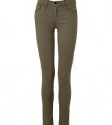 Build the foundations of Downtown cool looks with these cool skinny jeans from Rag & Bone - Five-pocket styling, skinny leg, comfortable mid-rise cut - Form-fitting - Pair with everything from modern knits and ankle boots to feminine tops and heels