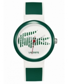 Show your stripes with this stylish unisex Goa watch from Lacoste. Show your stripes with this stylish unisex Goa watch from Lacoste.