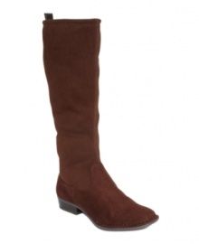 Smooth microsuede and subtle stitching makes the Alka boots be Giani Bernini quite the stylish and versatile pair. Smooth microsuede and subtle stitching makes the Alka boots be Giani Bernini quite the stylish and versatile pair.
